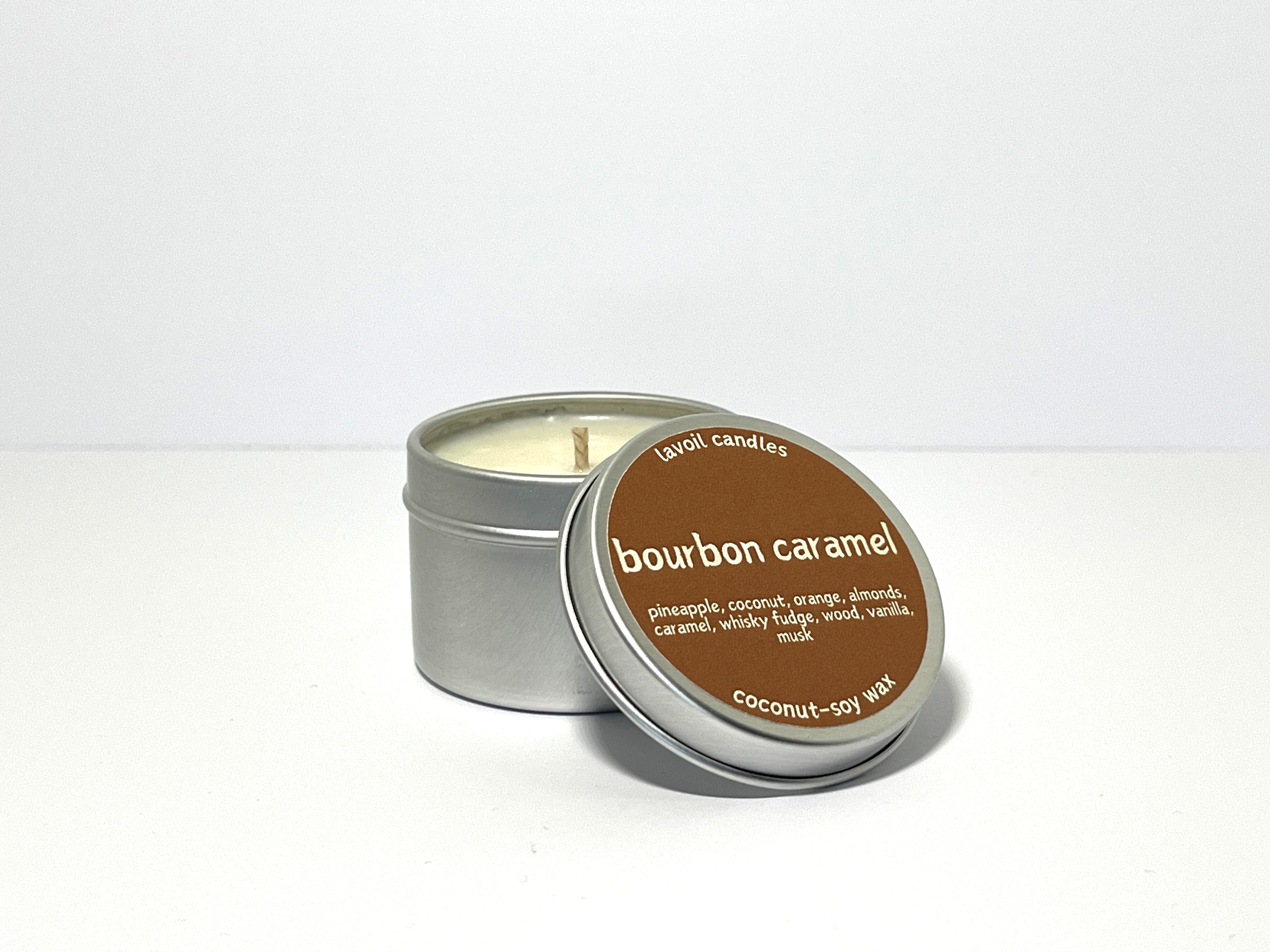 Φυτικό κερί Bourbon Caramel 50ml με άρωμα καραμέλας