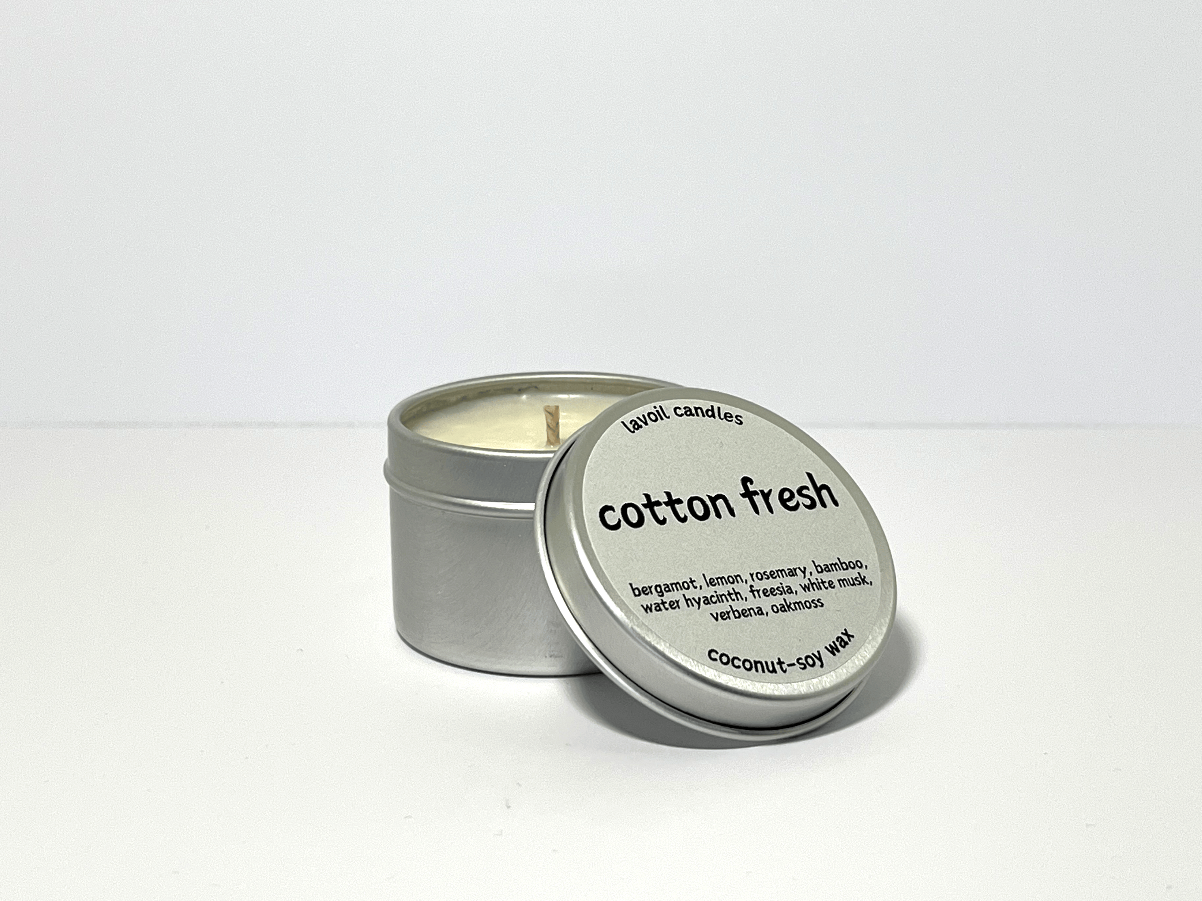 Φυτικό κερί Cotton Fresh 50ml με άρωμα φρεσκάδας βαμβακιού