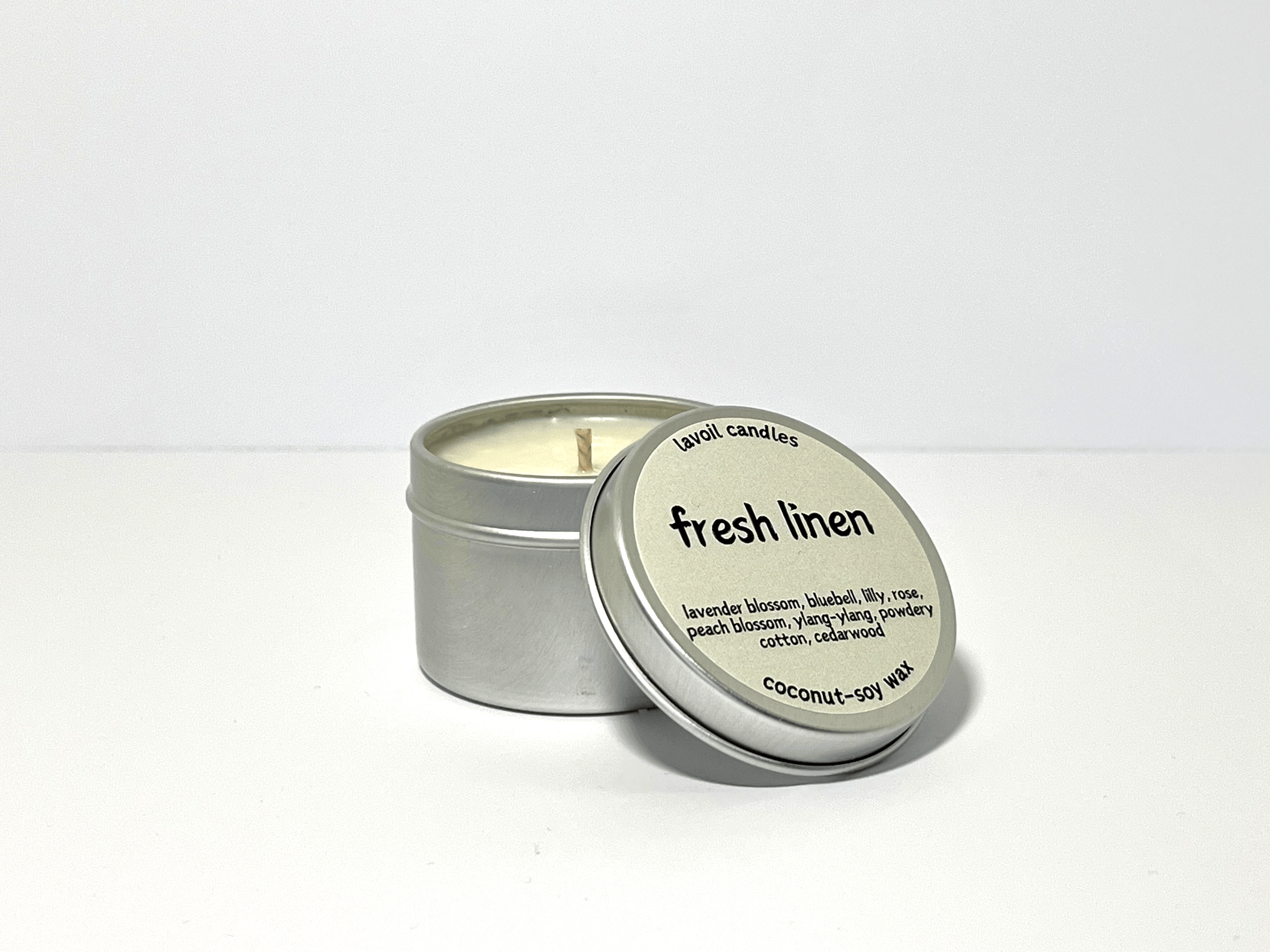 Φυτικό κερί Fresh Linen 50ml με άρωμα φρεσκάδας