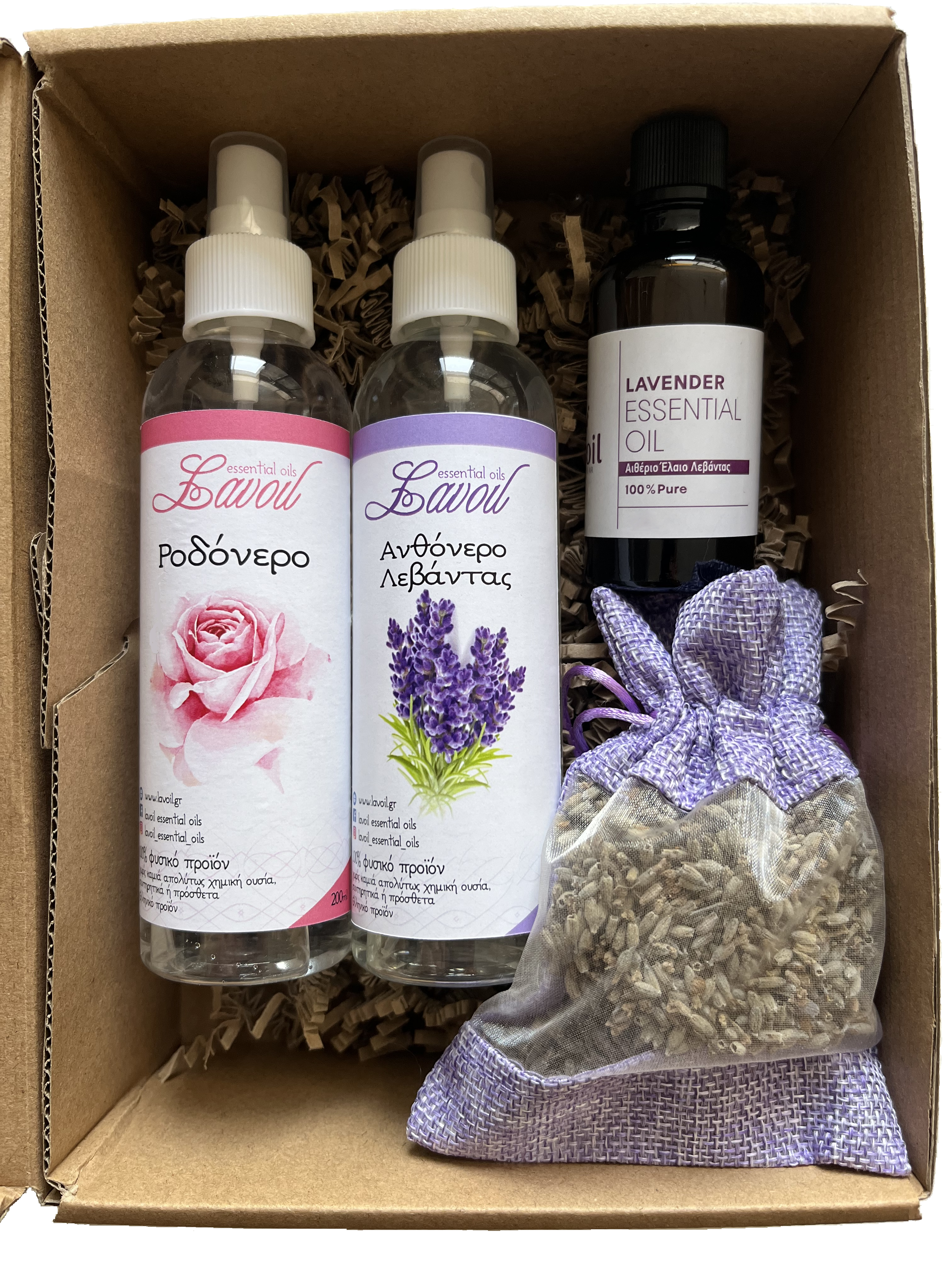 Gift box με αγνά προϊόντα 